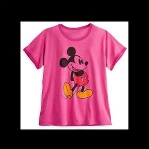 Disney Store women’s pink Mickey Mouse raglan XXL